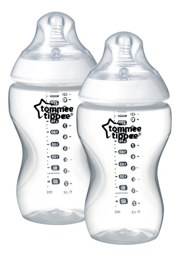 Tommee Tippee Closer to Nature mamadera 340ml color transparente