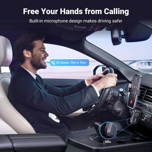 Adaptador Bluetooth Auxiliar 5.3 Para Carro, Ugreen