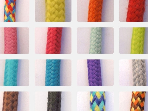 Imagen 3 de 6 de Rollos De Cable Textil Colores Varios 100 Mts Minimo