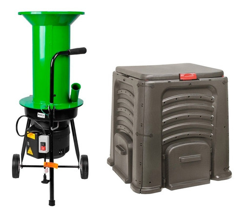 Kit Triturador Orgânico Tr200 + Caixa De Compostagem Trapp