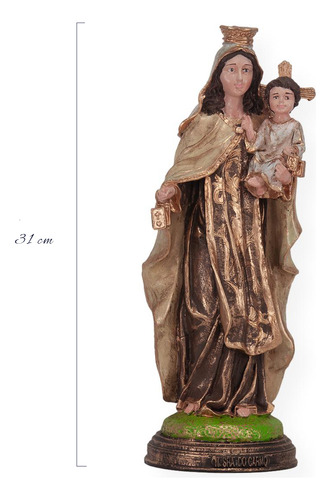 Imagem Material Resina: Nossa Senhora Do Carmo (c9c8)