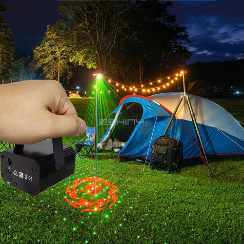 Proyector De Patrones Disco Laser Light Rg 32, Recargable Pa