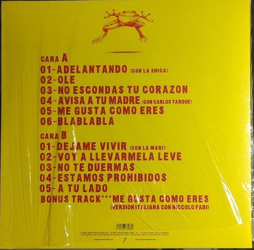 Jarabe De Palo Adelantando Lp + Cd