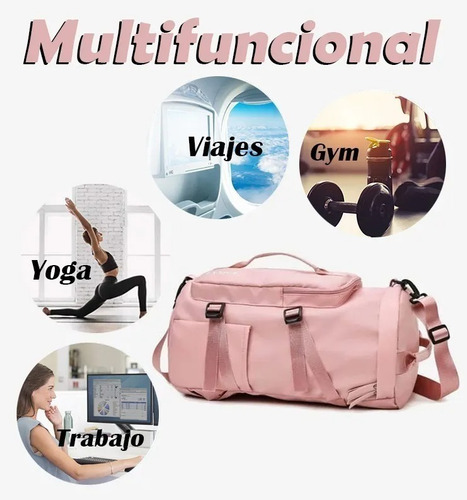 Maleta Mochila Deportiva Gimnasio Viajes Multi Posiciones