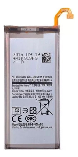 Bateira Eb-bj800abe Para Galaxy A6 J600 J800 / Frete Grátis