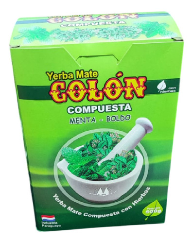 Yerba Mate Colon Menta Boldo 500g
