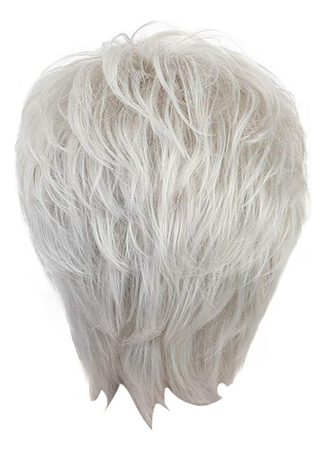 Peruca Cinza Feminina, Capa De Cabelo, Decorações De Festa,