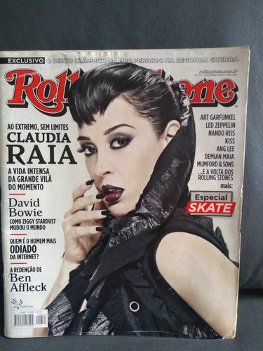 Revista Rolling Stone Nº 74 - Nov 2012 - Claudia Raia