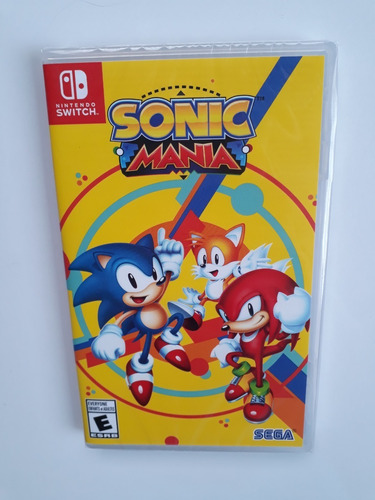 Sonic Mania Juego Nintendo Switch Nuevo Y Sellado