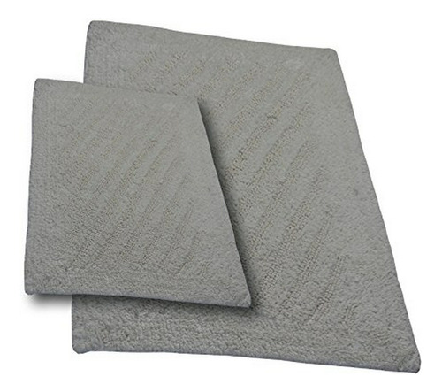 Set Alfombras Baño Ch-br-21x34&24x40-shstr-2p-iv