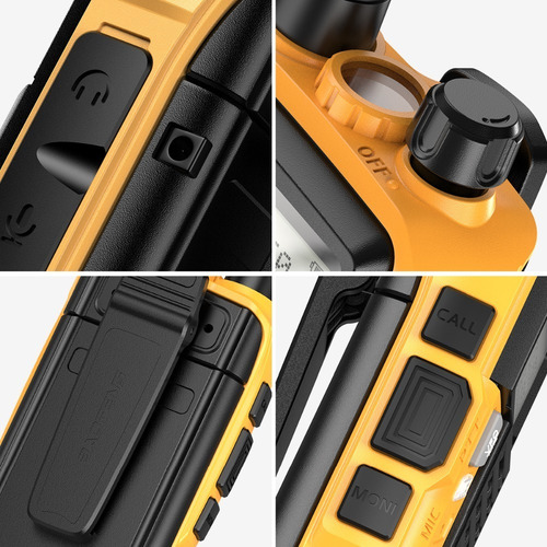 Walkie-talkie Baofeng Antenna UV-S9 Plus e frequência VHF/UHF - amarelo 127/220V
