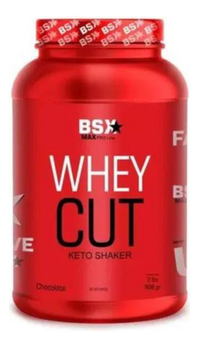 Suplemento En Polvo Whey Cut Bsx Nutrition Sabor Chocolate En Pote 900gr