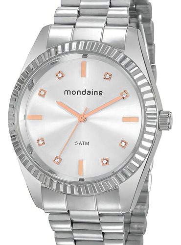 Relógio Mondaine Prata Feminino 76768l0mvne1