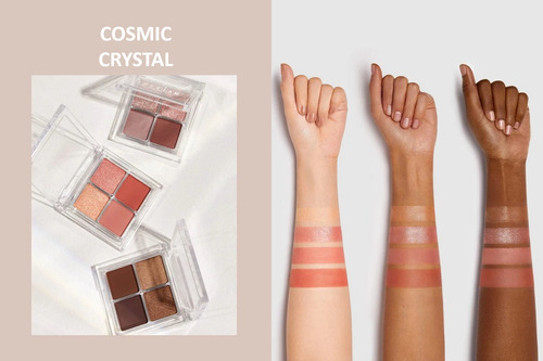 Paleta de sombras de ojos Sheglam de 4 colores Cosmic Crystal | Charm School Shadow Color