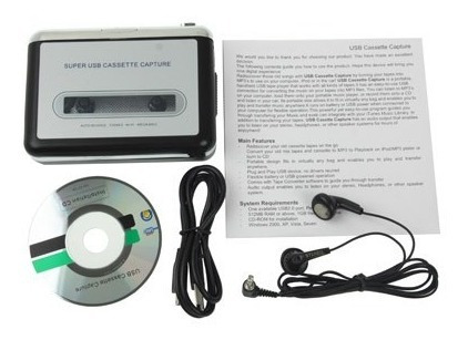 Convertidor De Cintas De Cassette A Mp3 Capturador Audio
