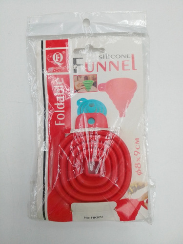 Embudo Flexible Silicone Funnel 