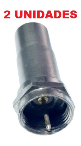 Conector Jack Hembra Rca  A  Macho  F  Coaxial  (2 Unidades)