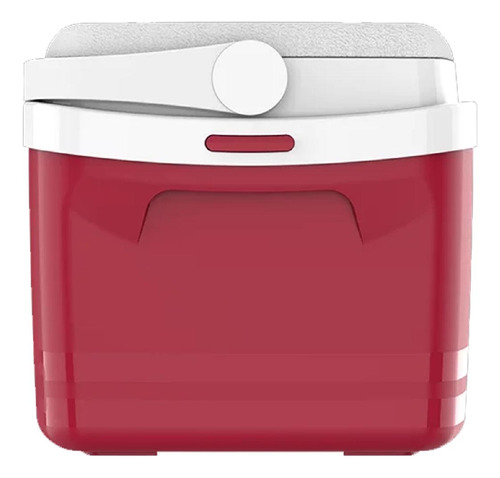 Caixa Cooler Termico 12 L Com Alça Bebidas Vermelha Soprano Cor Vermelho
