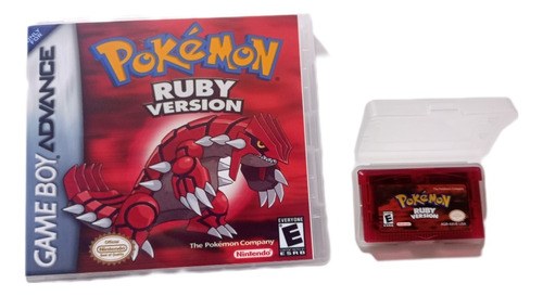 Pokemon Ruby En Inglés En Caja Para Game Boy Adv, Nds Repro