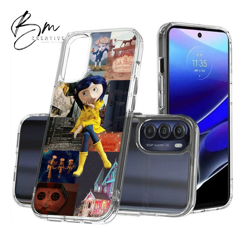 Funda Case Uso Rudo Para Motorola Coraline Collage Escenas