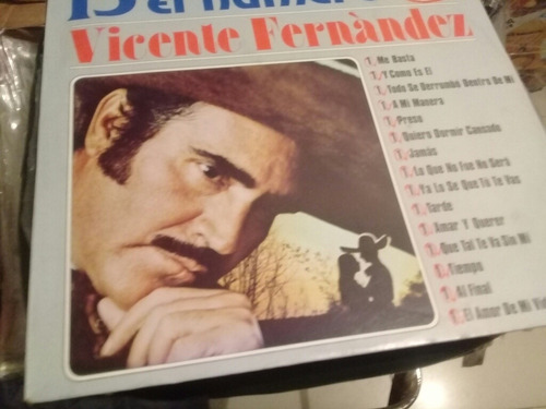 Vicenre Fdz  15 Grandes  El Numero 1  Lp