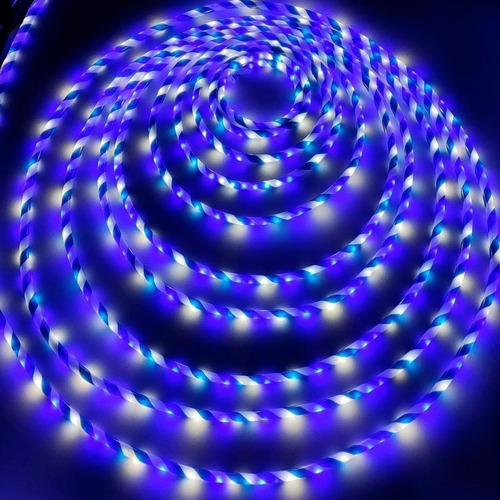 Imagen 6 de 6 de Serie Navideña Manguera Led Neón 10m 720l Colores Caramelo
