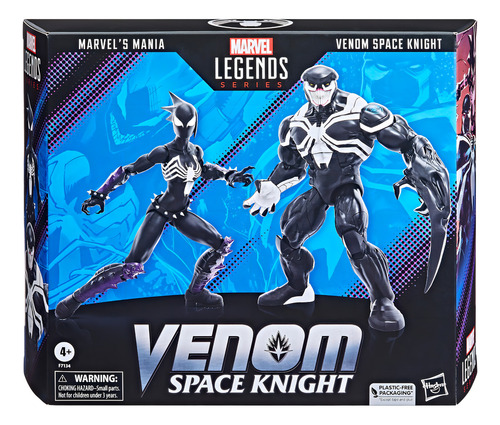 Figuras Hasbro de Venom Space Knight E Mania Marvel Legends