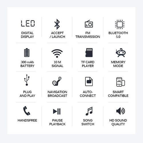 ... Transmisor Y Receptor Bluetooth 5.0 Con Pantalla Lcd