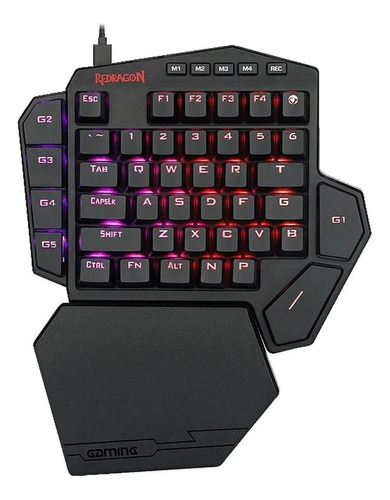 Teclado Pc Gamer Mecanico Redragon Diti K585 Switch Brown rg