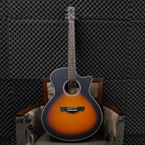 Imagem 2 de 10 de Violao Tagima Eletroacustico Tw-29 Dsb Medio Jumbo Woodstock