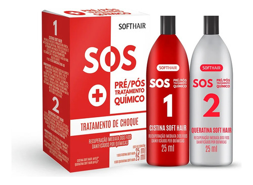 Softhair Tratamento De Choque Açaõ Imediata 1 Caixinha 25 Ml