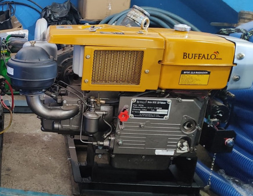 Draga De 4 Nova, Acoplada Em Motor Buffalo De 22 Cv
