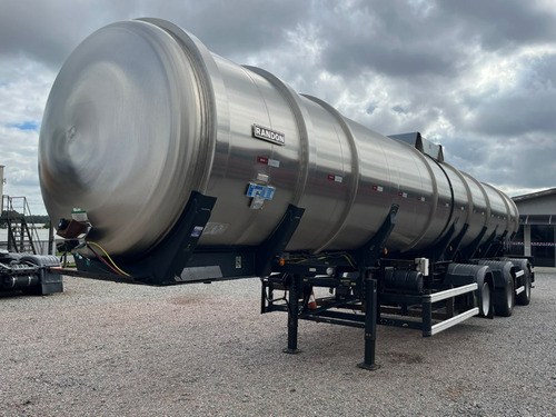 Carreta Randon Tanque Inox 2015 Semi Reboque Preta 38.500
