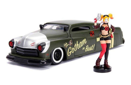 Jada Harley Quinn Auto 1951 Mercury Bombshells Coleccionable