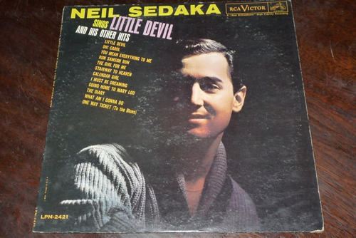 Jch- Neil Sedaka Sings Little Devil And His Other Hit Lp Usa