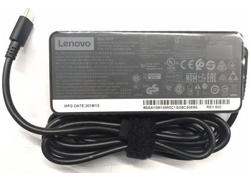 Cargador Para Lenovo Tipo C (20v 3.25amp) 65w Original