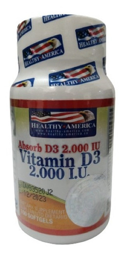 Vitamina D3 2.000 Iu Americana - Unidad a $380