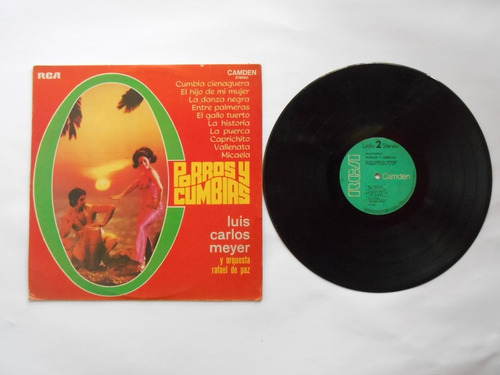 Lp Vinilo Luis Carlos Meyer Y Orquesta Porros Y Cumbias