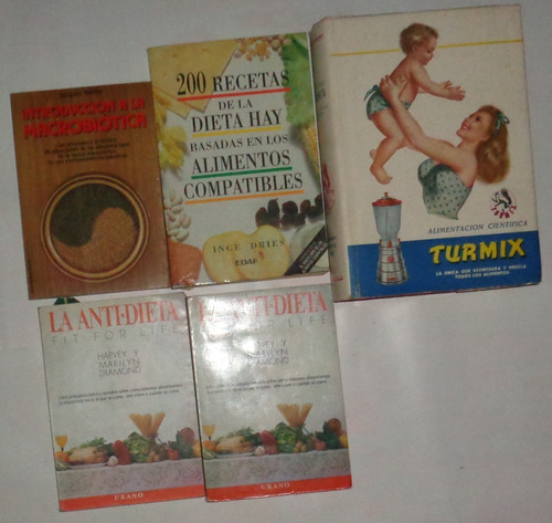 Lote 12 Libros Alimentacion Nutricion Macrobiotica Z/ Sur