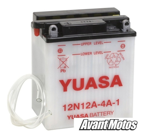 Bateria Moto Yuasa 12n14 3a Avant Motos