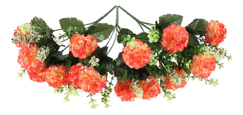3 Flores Artificiales De Hortensia: Hortensia De Simulación