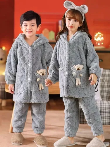 Conjunto Para Niños Polar Soft Con Oso