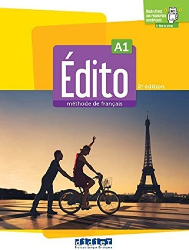 Edito Niveau A1 2022 Livre, De Lucie Mensdorff-pouilly. Editorial Didier, Tapa Blanda En Francés, 2022