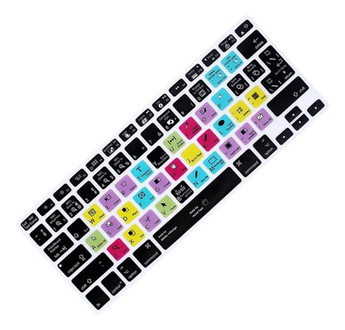 Protector Teclado Atajos In Design Para Apple Macbook Silic