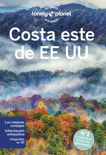 Guía Lonely Planet - Costa Este De Eeuu 3 (2023, Español)