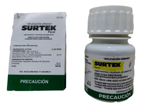 Insecticida Control De Plaga Cucarachas Inholoro 100 Ml