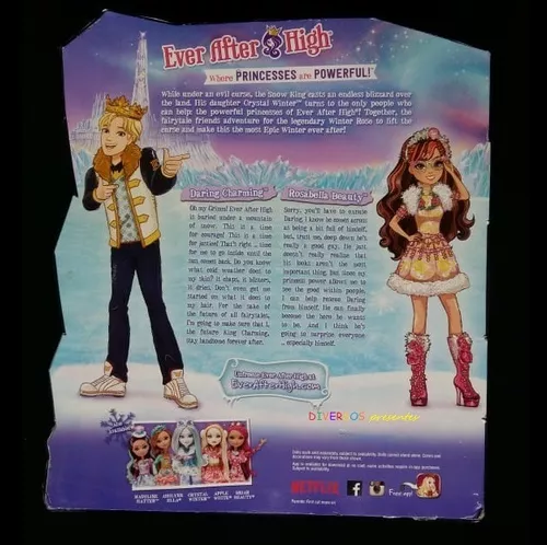 EVER AFTER HIGH DLB38 DARING CHARMING AND ROSABELLA BEAUTY DOLLS