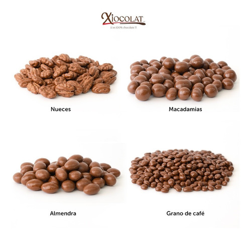 Xiocolat Mix Nuez, Macadamia, Almendra Y Café (4 Bolsas 1kg)