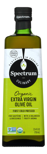 Spectrum Aceite De Oliva Orgnico, Virgen Extra Sin Refinar,