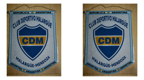 Banderin Grande 40cm Club Deportivo Malargüe Mendoza